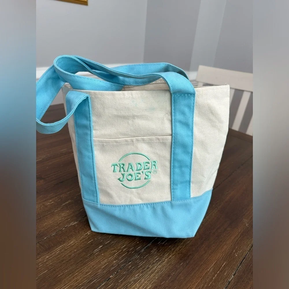 Trader Joe’s pastel tote bag
